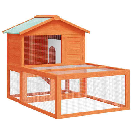 Vidaxl Rabbit Loft z drewnem run