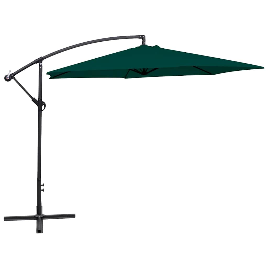 Vidaxl pływający parasol 3 m zielony
