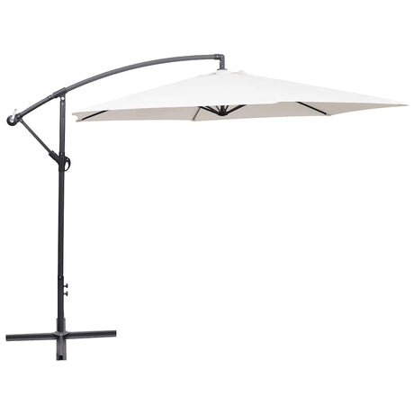 Vidaxl pływający parasol 3 m piasek biały
