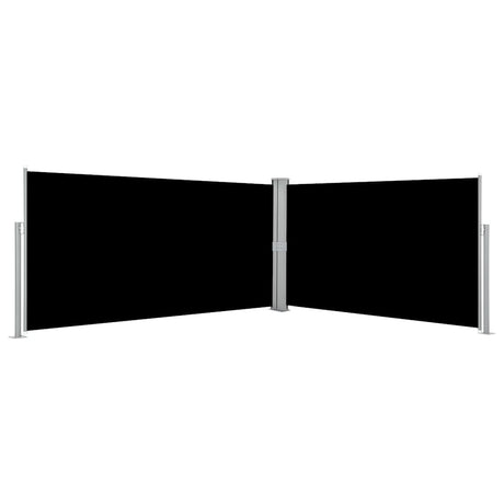 Przedłużona przednia szybę Vidaxl 160x600 cm czarna