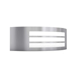Vidaxl Garden Wall Lampa stalowa -stal bez