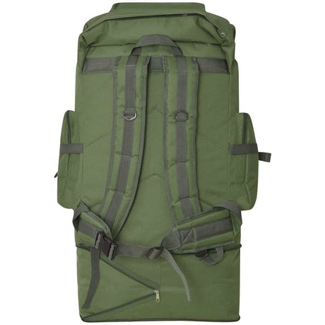 Vidaxl Backpack Army Style xxl 100 l Green