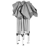 Vidaxl PartyTent Eksp-Up Heksagonal Folding 3,6x3.1 M Gray