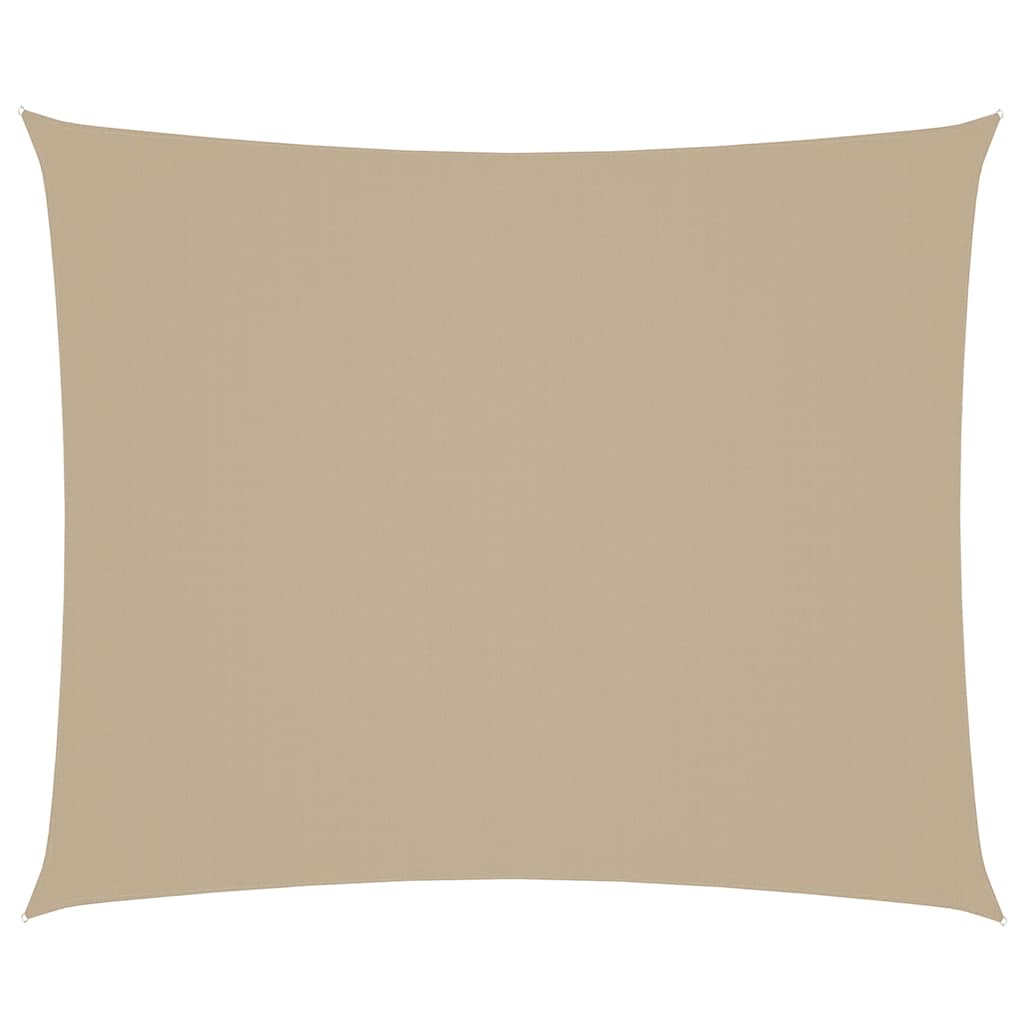 Vidaxl Sunshade prostokątny 4x6 M Oxford Fabric Beige