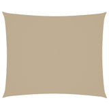 Vidaxl Sunshade prostokątny 4x6 M Oxford Fabric Beige