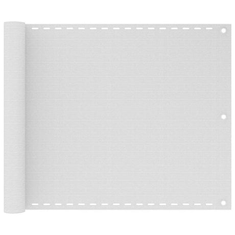 Parawan balkonowy Vidaxx HDPE 75x400 cm biały