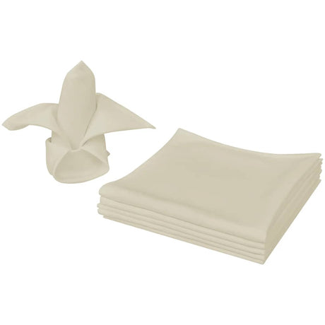 VIDAXL SPRAWIENKI 10 sztuk krem ​​50x50 cm
