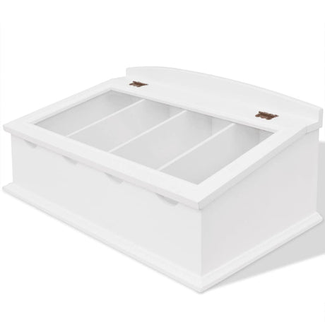 Vidaxl Cutlery Drilery MDF White Baroque Style