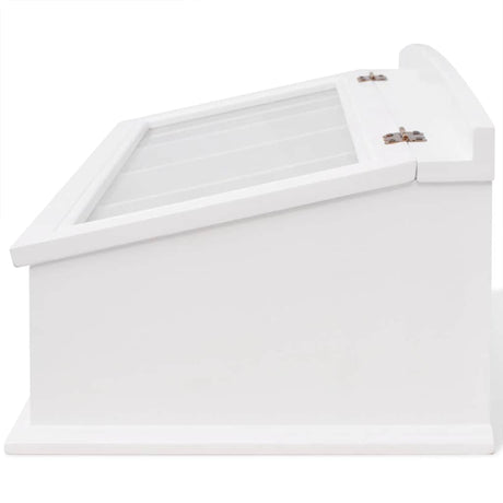 Vidaxl Cutlery Drilery MDF White Baroque Style