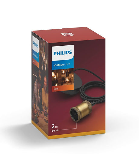 Philips LED Philips Vintage Przewód 1x60W Złoty