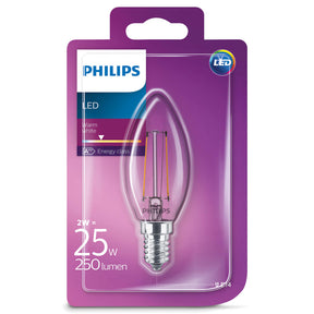 Philips LED Classic 25W (2W) B35 E14 WW CL ND 1BC 4 oświetlenie