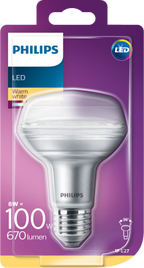 Lampa reflektorowa Philips LED CLA 8W (100W) R80 E27 WW 36D