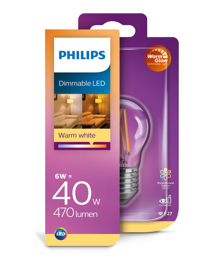 Oświetlenie Philips LED Classic 40W P45 E27 CL WGD90 SRT4