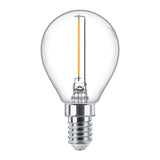 Lampa kulowa LED Philips przezroczysta - 15 W - E14 - ciepłe białe światło