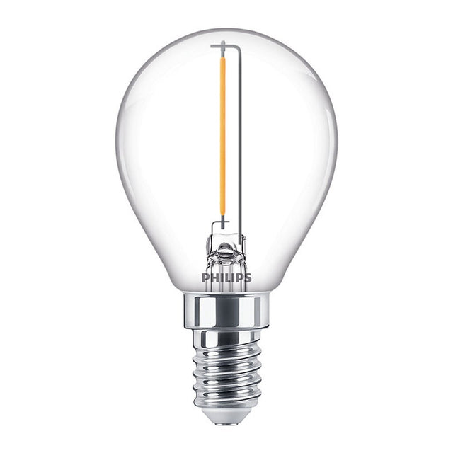 Lampa kulowa LED Philips przezroczysta - 15 W - E14 - ciepłe białe światło
