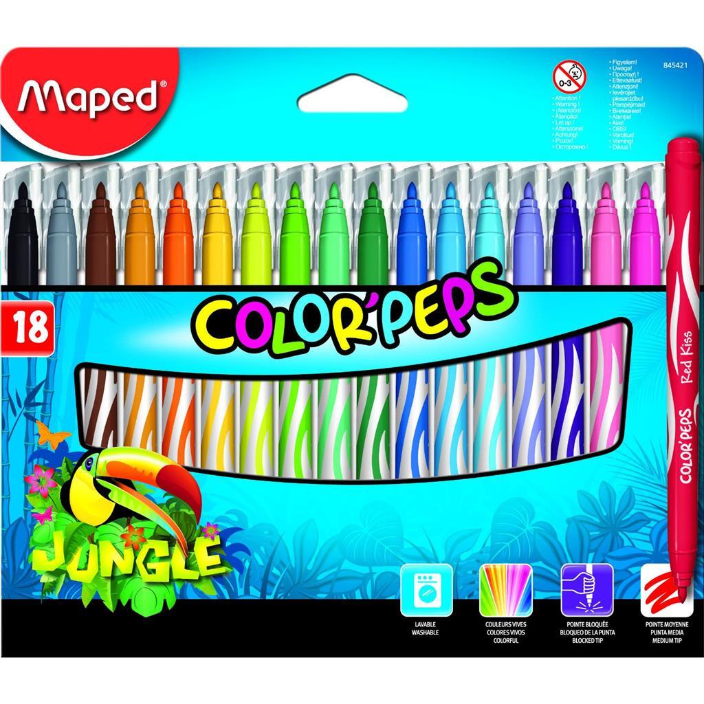Maped Maped Blowart Pen + 18 flamastrów