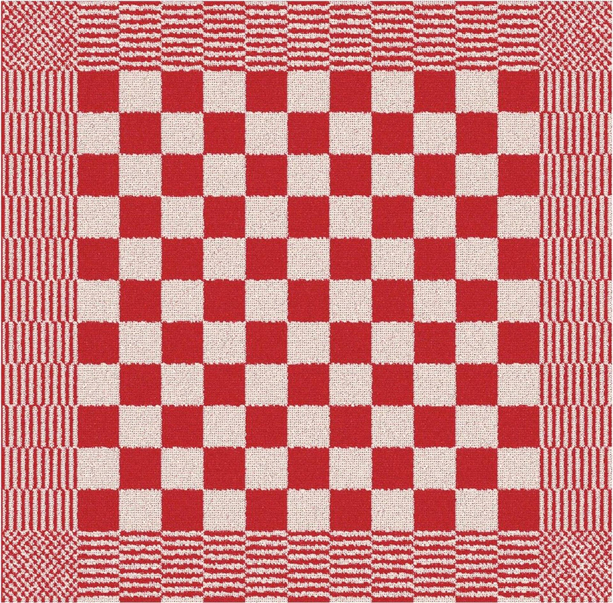 Ddddd keukendoek bbq rood 50x55cm 6st