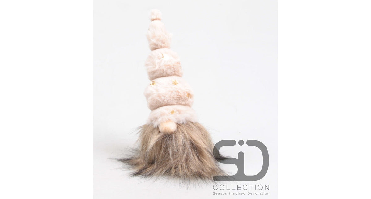 Kerstkabouter toby 10x8x22 cm