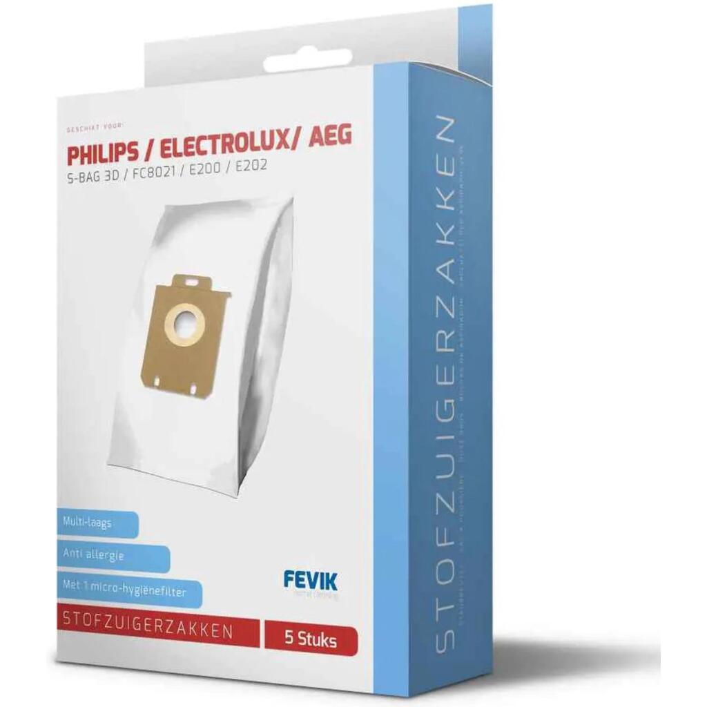 Worki do odkurzacza Fevik Philips AEG Sbag 5 sztuk