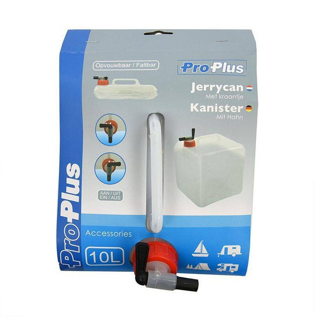Proplus jerrycan opvouwbaar 10l met kraantje