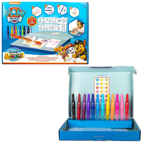 Zestaw Canenco Paw Patrol w sprayu i zestaw pisaków w sprayu Deluxe