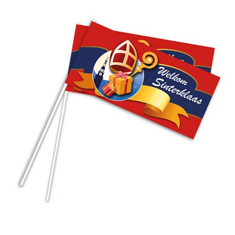 Haza Witbaard Sinterklaas macha flagami, 50 szt