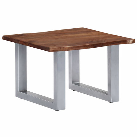 Vidaxl salontafel met natuurlijke randen 60x60x40 cm acaciahout