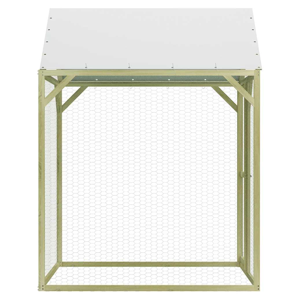 Kurnik Vidaxx ze stali 1,5x1,5x2 m