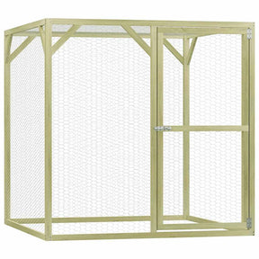 Kurnik Vidaxx ze stali 1,5x1,5x2 m