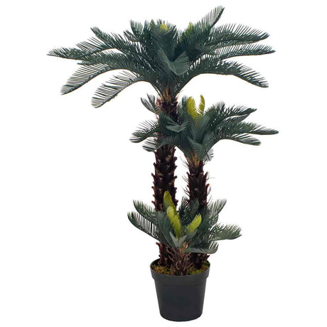 Sztuczna roślina vidaxl z doniczką Cycaspalm 125 cm zieloną