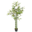 Vidaxl kunstplant met pot bamboe 160 cm groen