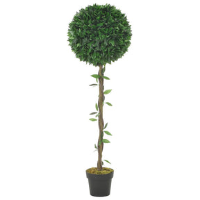 Vidaxl Artificial Plant z Jar Bay Leaf 130 cm zielony