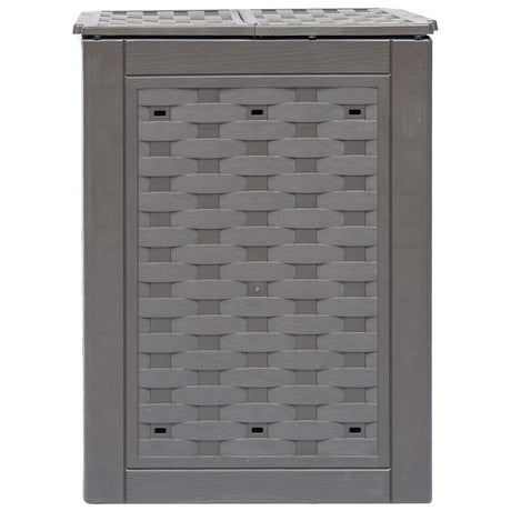 Vidaxl Compost Bin 300 L 60x60x83 cm plastikowy rattan brązowy