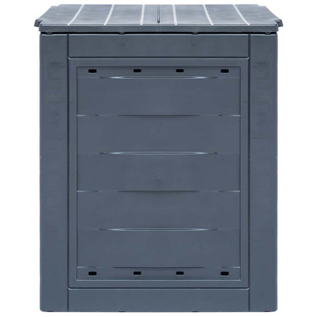Vidaxl Compost Bin 260 L 60x60x73cm szary