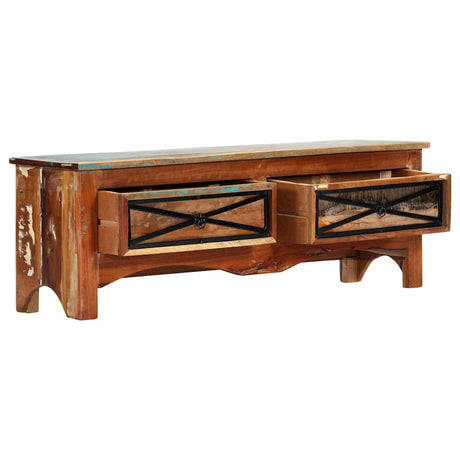 Vidaxl tv-meubel 120x30x40 cm massief gerecycled hout