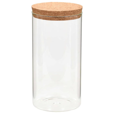 Garnki do przechowywania vidaxl z pokrywką 600 ml szkła