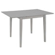 Vidaxl eettafel verlengbaar (80-120)x80x74 cm mdf grijs
