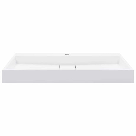 Vidaxl Washbasin 100x46x11 CM Mineral Marble Marble odlew biały