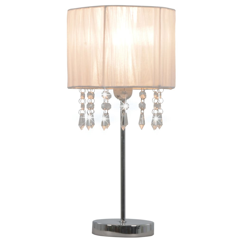 Lampka biurka Vidaxl wokół E27 White