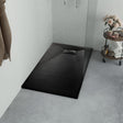 Vidaxl Shower Tray 90x90 cm SMC Black