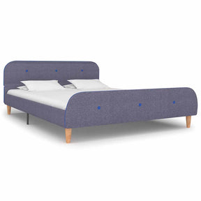 Vidaxl bedframe stof lichtgrijs 140x200 cm