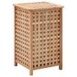 Vidaxl pralni koszyk 39x39x65 cm Solid Walnut Wood