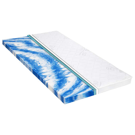 Vidaxl Top Matress 7 cm żelowa piana 100x200 cm
