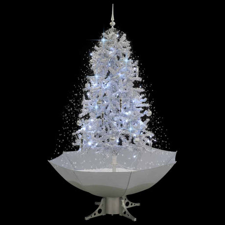 Vidaxl Christmas Tree Snow z parasisem 170 cm białym