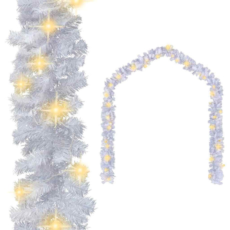 Vidaxl Christmas Garland ze światłami LED 20 mlymi Białymi