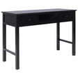 Vidaxl schrijftafel 110x45x76 cm hout zwart