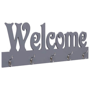 Wieszak ścienny Vidaxx Welcome 74x29,5 cm szary