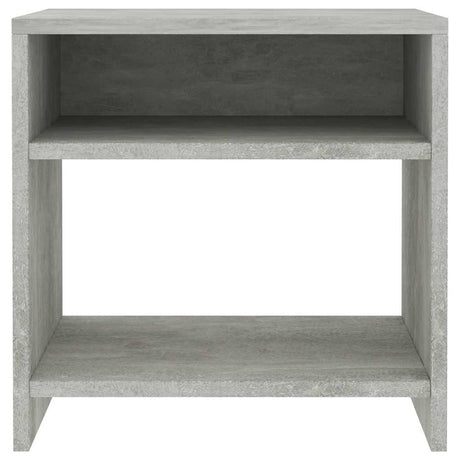 Vidaxl nachtkastje 40x30x40 cm bewerkt hout betongrijs