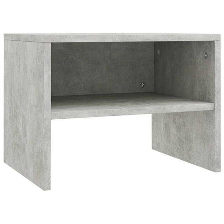 Vidaxl nachtkastjes 2 st 40x30x30 cm bewerkt hout betongrijs