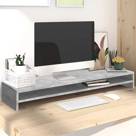 Vidaxl Monitor Standard 100x24x13 cm przetworzona cena betonu drewna